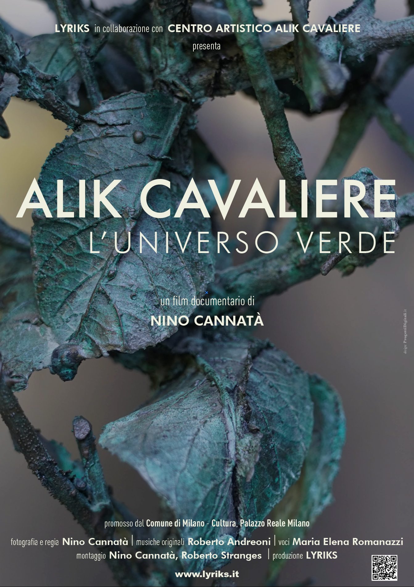 All’Accademia di Belle Arti di Catanzaro il film documentario “Alik Cavaliere, l’universo verde” di Nino Cannatà
